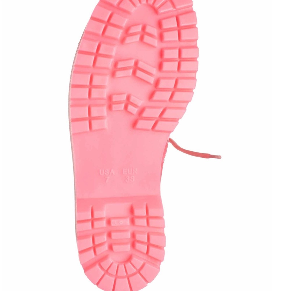 Jeffrey Campbell Pink Platform Rain Boot - Picture 5 of 5